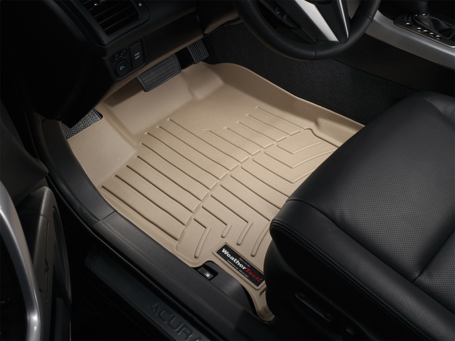WeatherTech FloorLinerTM DigitalFit; Tan; Front 451171 thumbnail 0