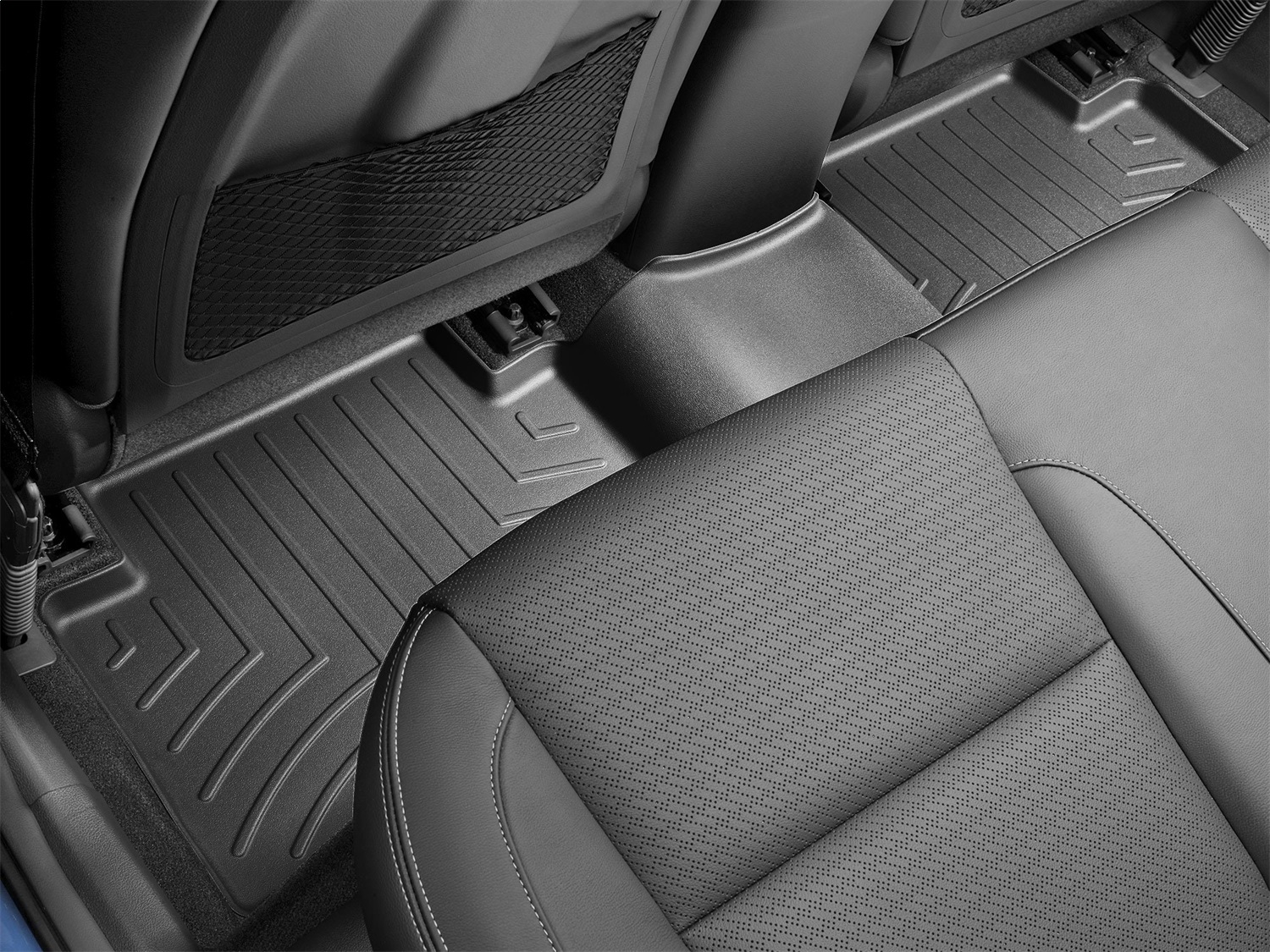 WeatherTech FloorLinerTM DigitalFit; Black; Rear 4414132 thumbnail 1