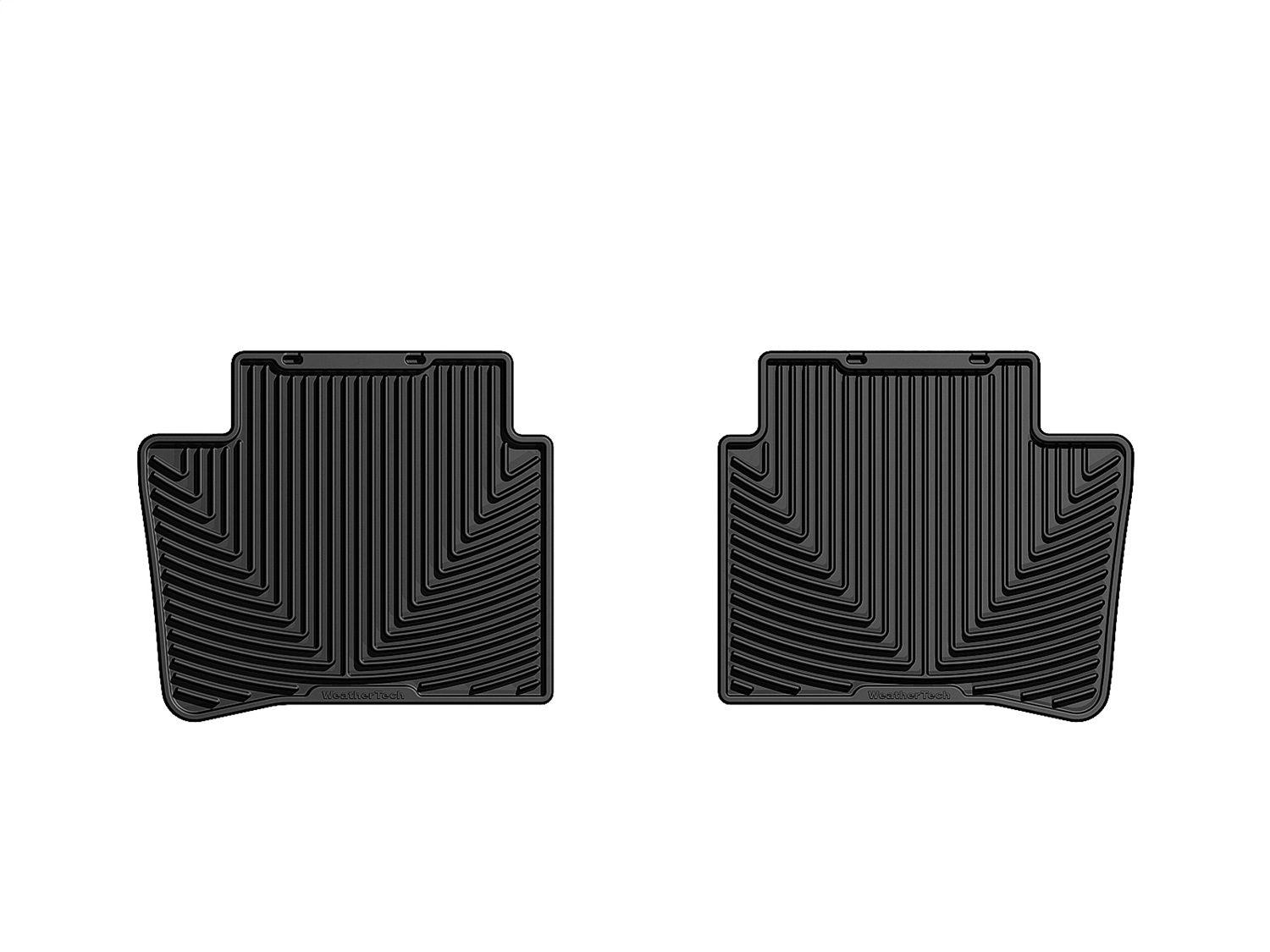 WeatherTech All Weather Floor Mats; Black; Rear W215 thumbnail 0