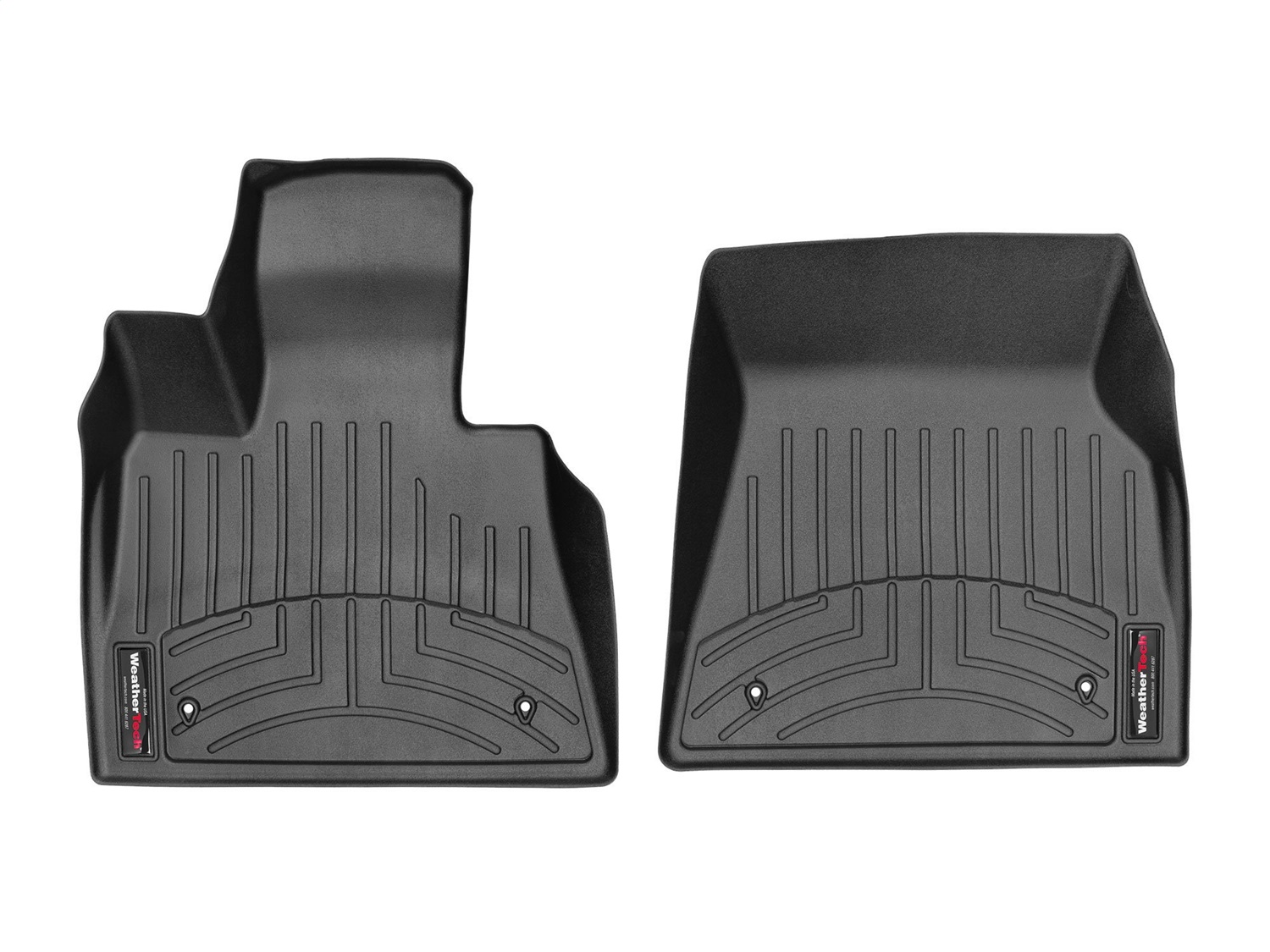 WeatherTech FloorLinerTM DigitalFit; Black; Front 4415071 thumbnail 1
