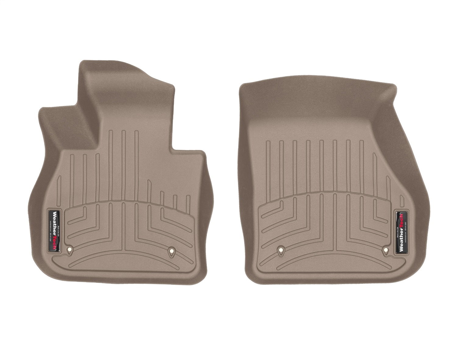 WeatherTech FloorLinerTM DigitalFit; Tan; Front 4511781 thumbnail 1