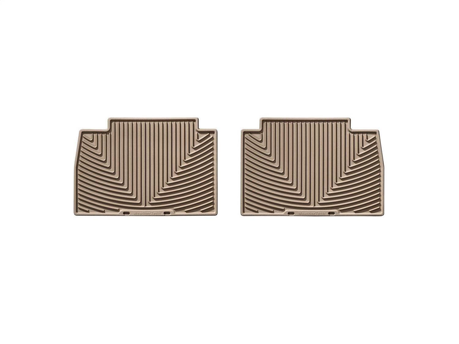 WeatherTech All Weather Floor Mats; Tan; Rear W185TN thumbnail 0