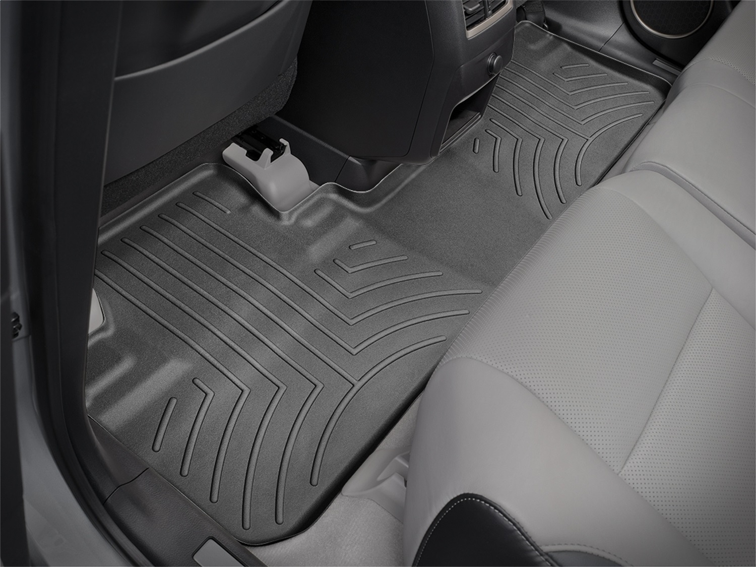 WeatherTech FloorLinerTM DigitalFit; Black; Rear 448862 thumbnail 0
