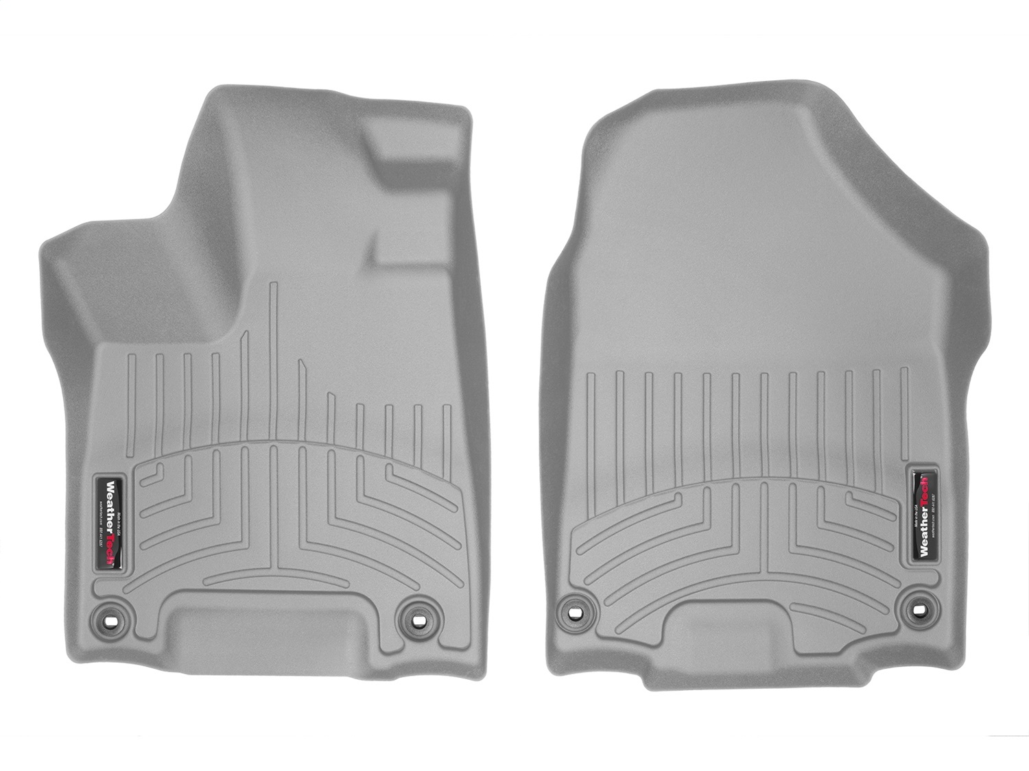 WeatherTech FloorLinerTM DigitalFit; Gray; Front 469711 thumbnail 0