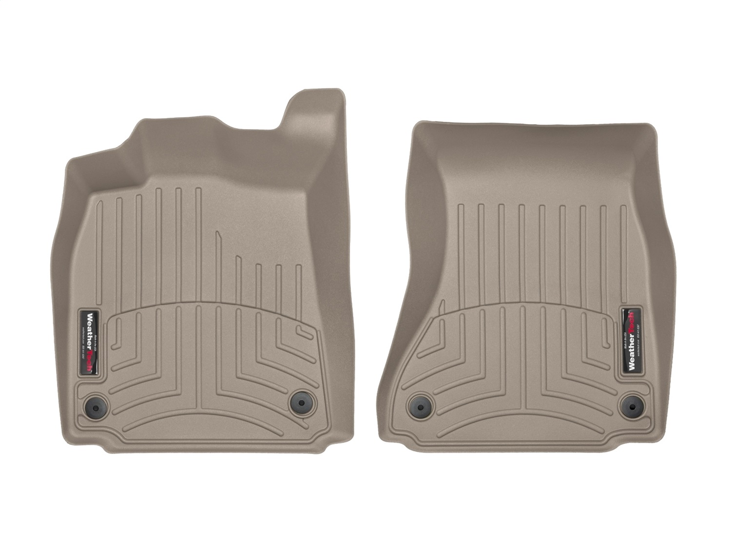 WeatherTech FloorLinerTM DigitalFit; Tan; Front 455641 thumbnail 0