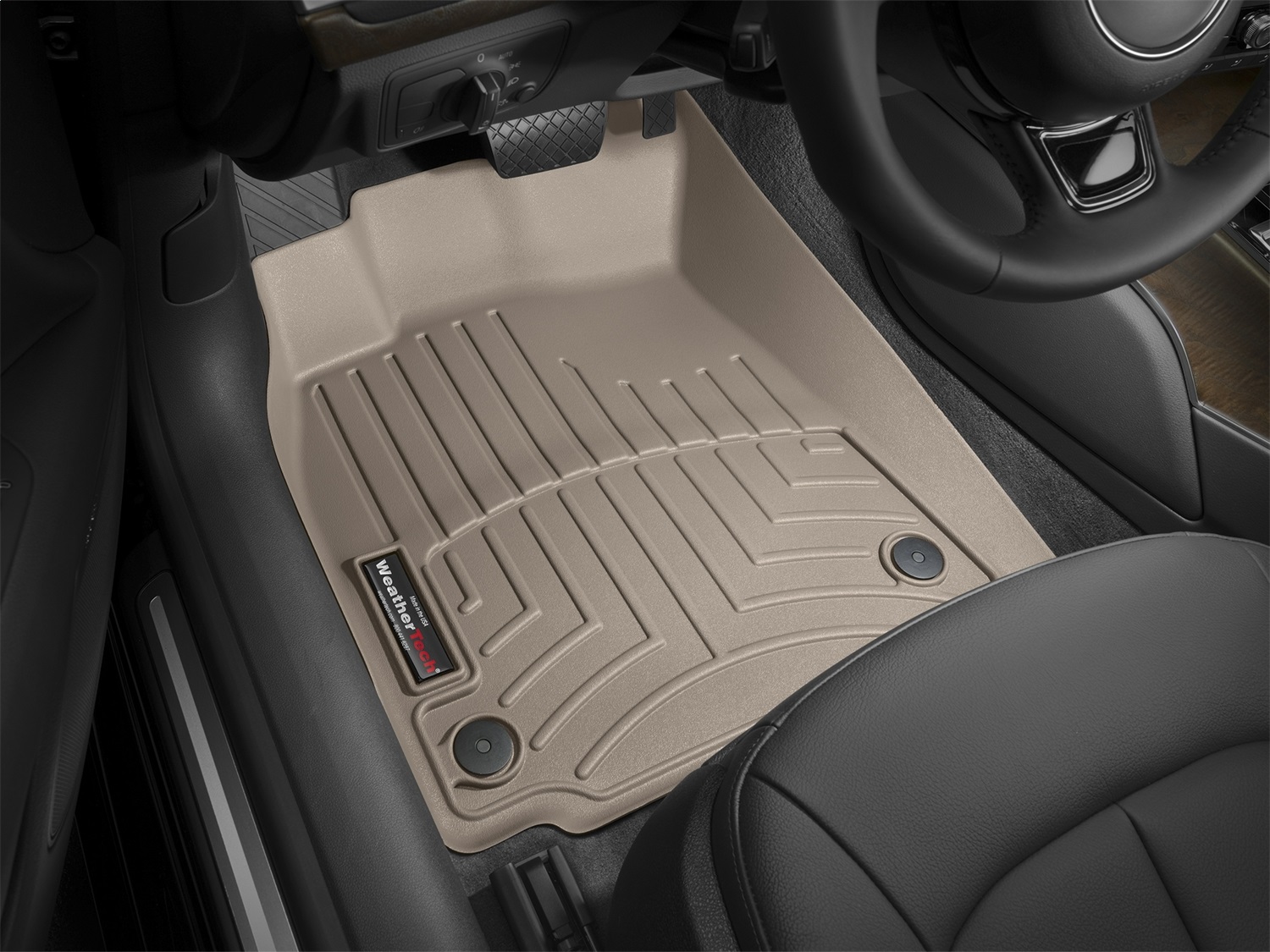 WeatherTech FloorLinerTM DigitalFit; Tan; Front 455641 thumbnail 1