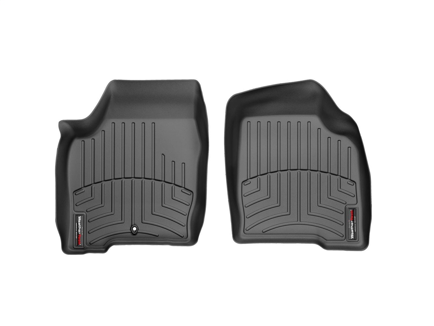 WeatherTech FloorLinerTM DigitalFit; Black; Front 441241 thumbnail 1