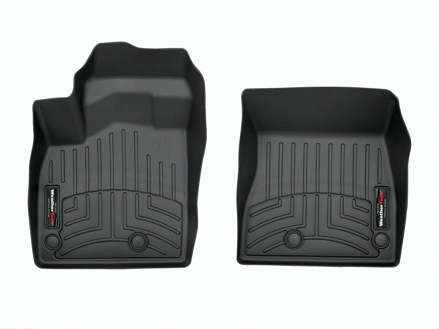 WeatherTech FloorLinerTM DigitalFit; Black; Front 4417701 thumbnail 0