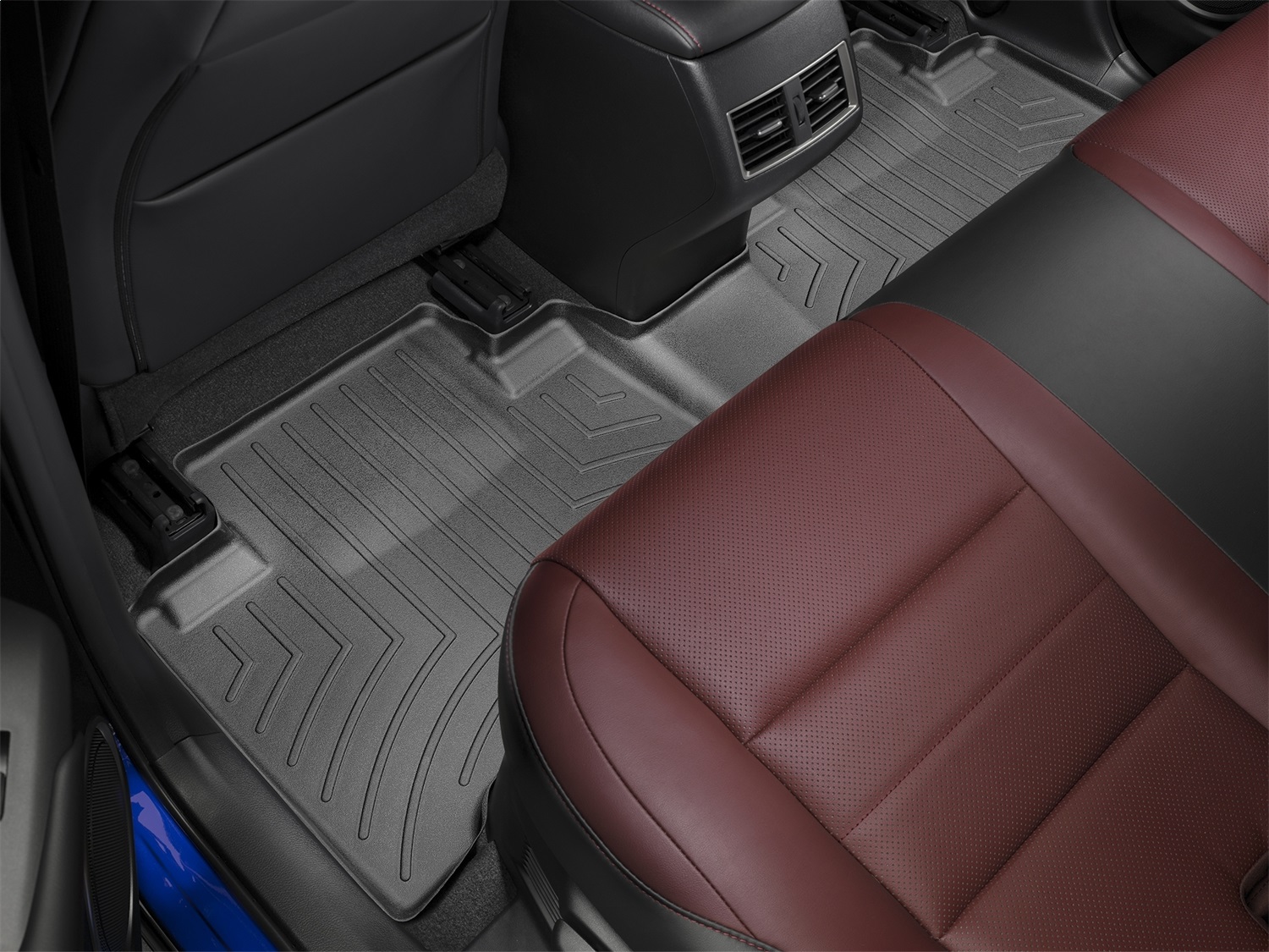 WeatherTech FloorLinerTM DigitalFit; Black; Rear 447492 thumbnail 0