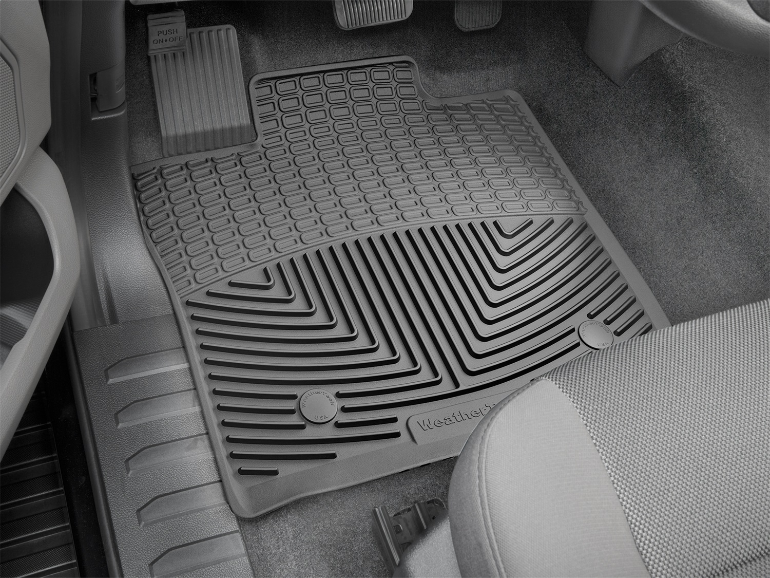 WeatherTech All Weather Floor Mats; Black; Front W347 thumbnail 1