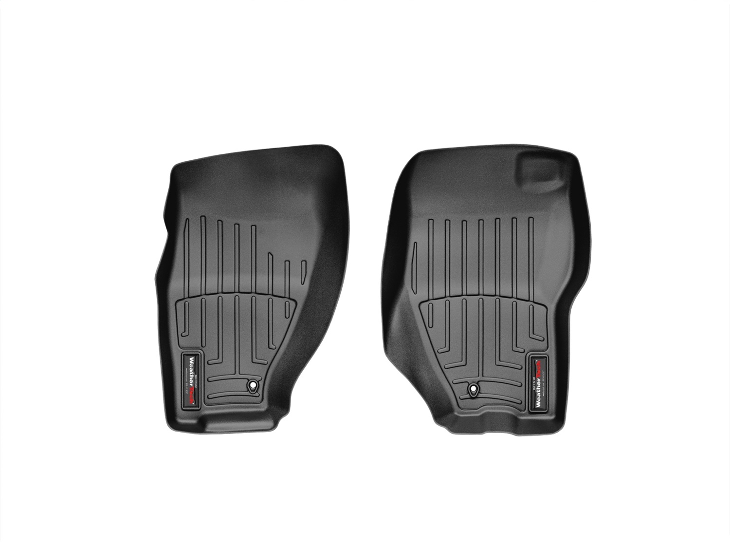 WeatherTech FloorLinerTM DigitalFit; Black; Front 443221 thumbnail 0