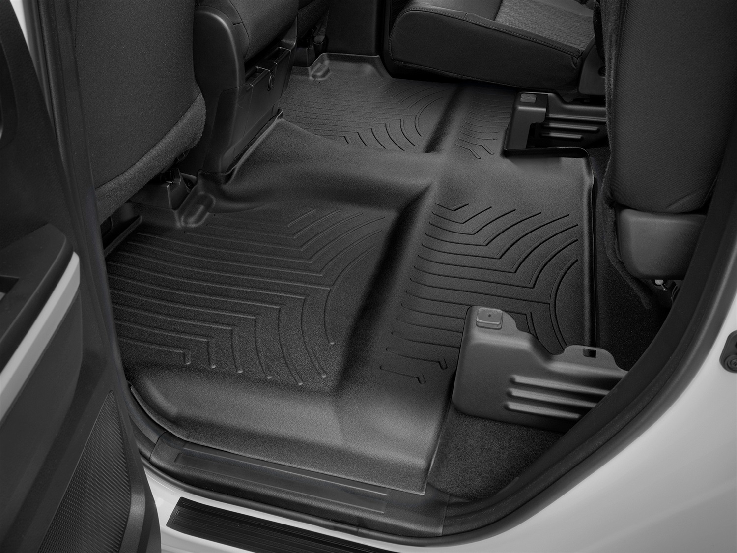 WeatherTech FloorLinerTM DigitalFit; Black; Rear 440939 thumbnail 0