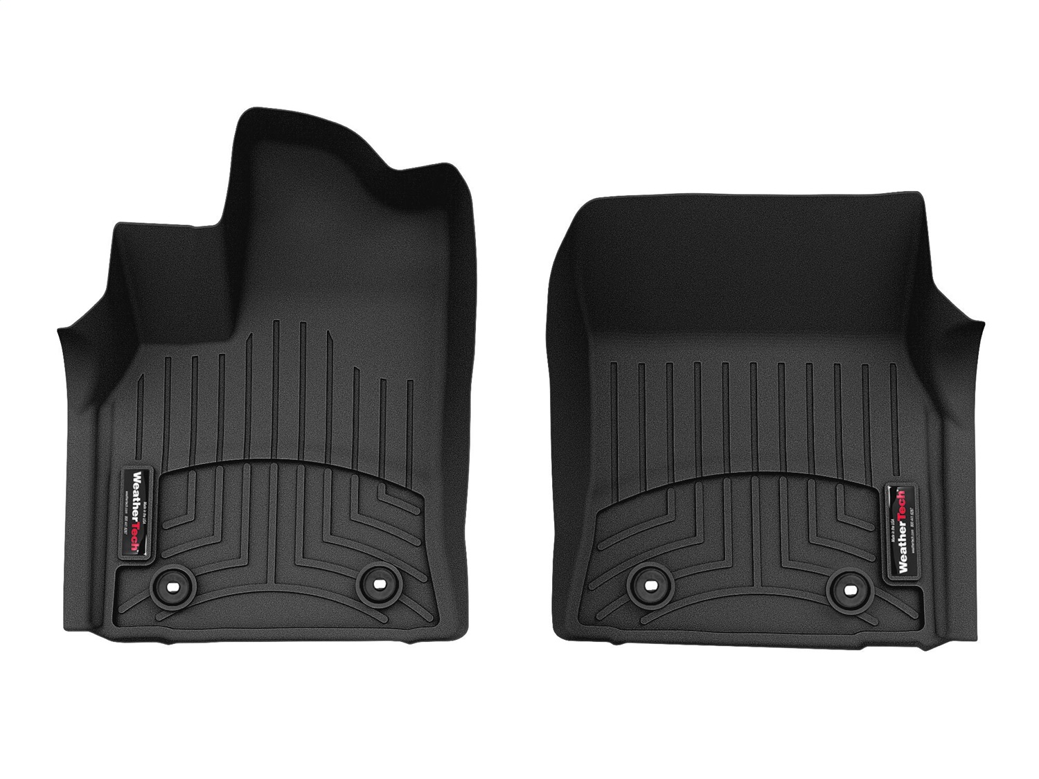 WeatherTech FloorLinerTM DigitalFit; Black; Front 4417081 thumbnail 0