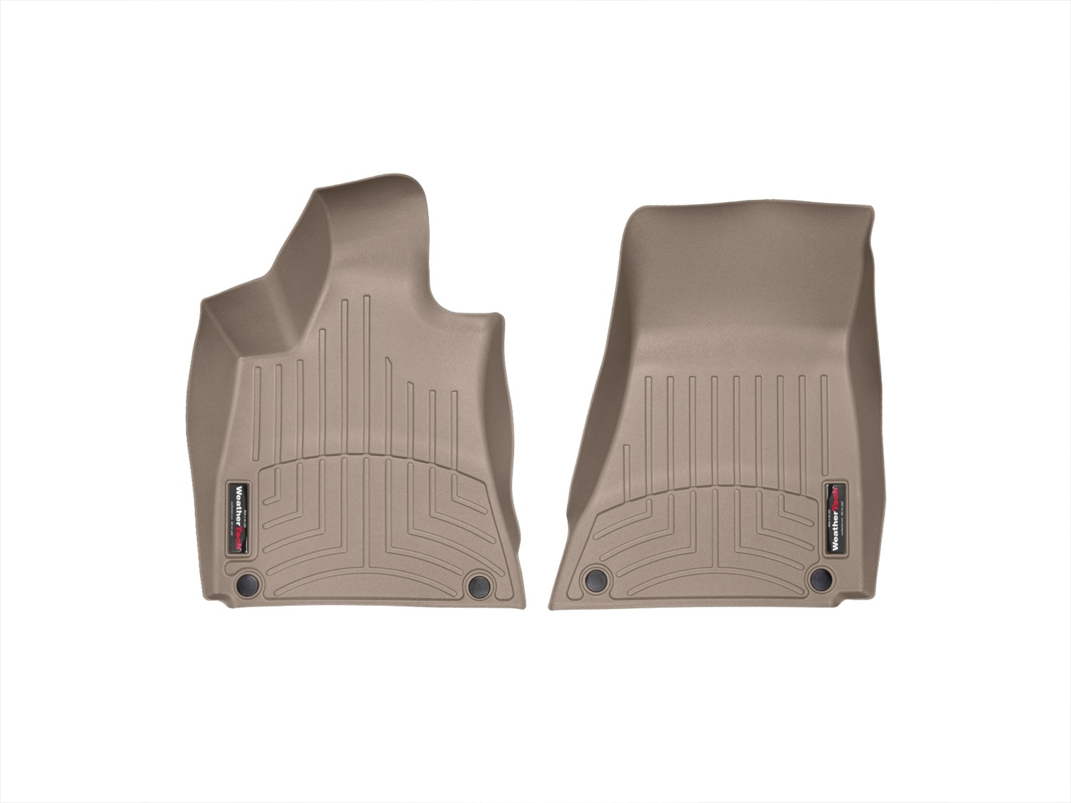 WeatherTech FloorLinerTM DigitalFit; Tan; Front 455651 thumbnail 0