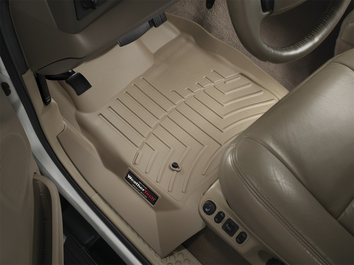 WeatherTech FloorLinerTM DigitalFit; Tan; Front 450021 thumbnail 0