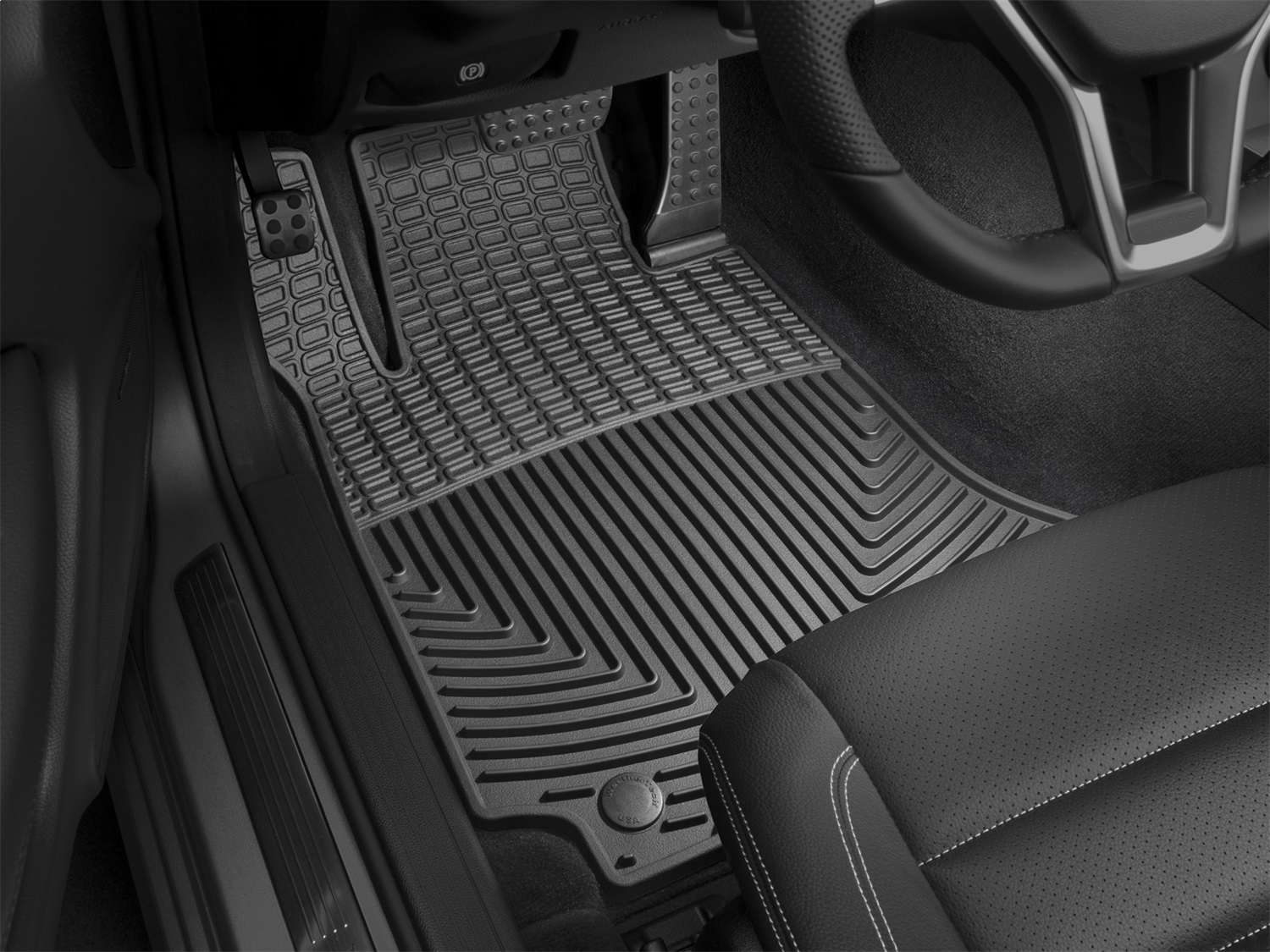 WeatherTech All Weather Floor Mats; Black; Front W287 thumbnail 1