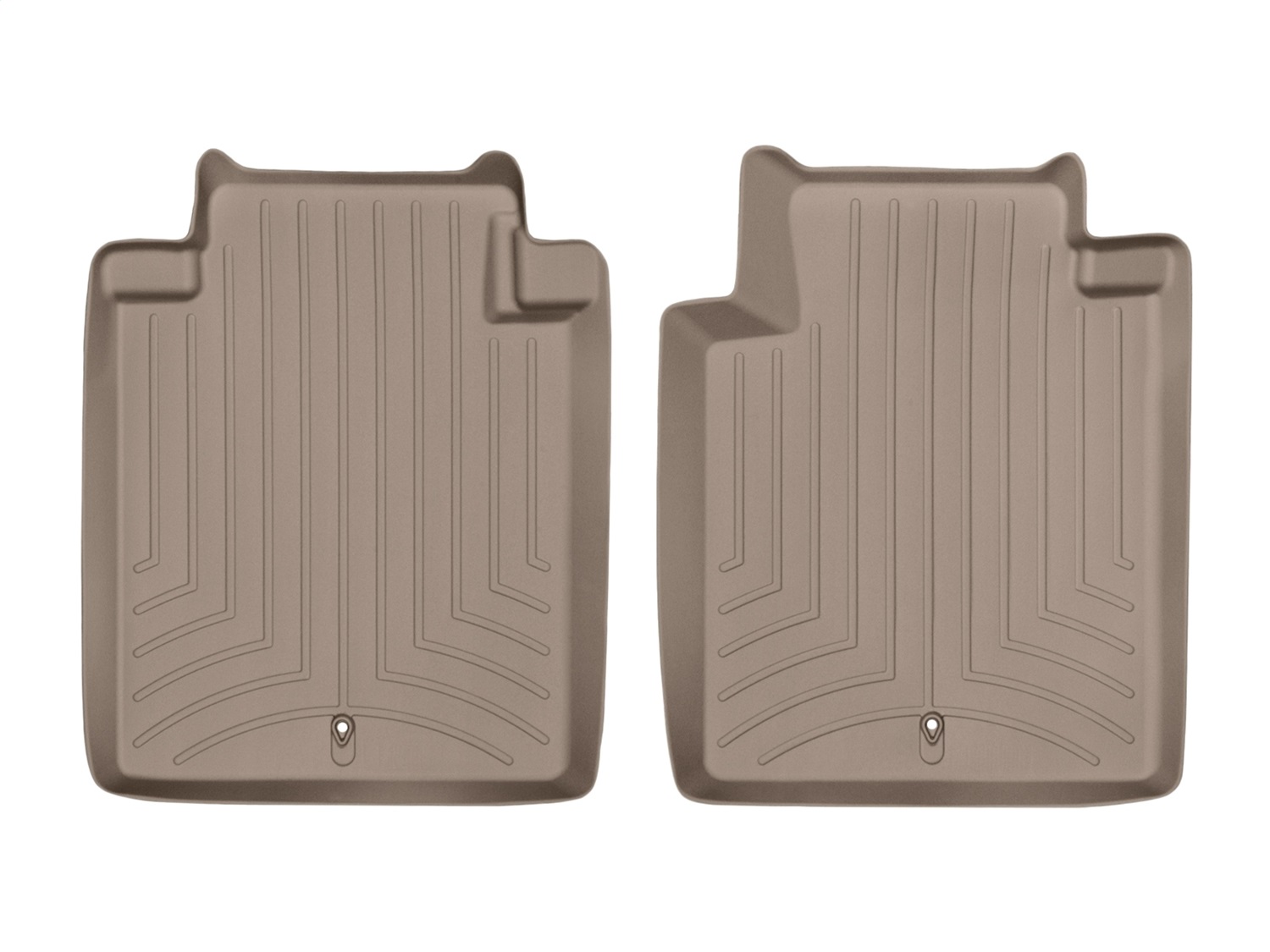 WeatherTech FloorLinerTM DigitalFit; Tan; Rear; 2 Piece 453043 thumbnail 0