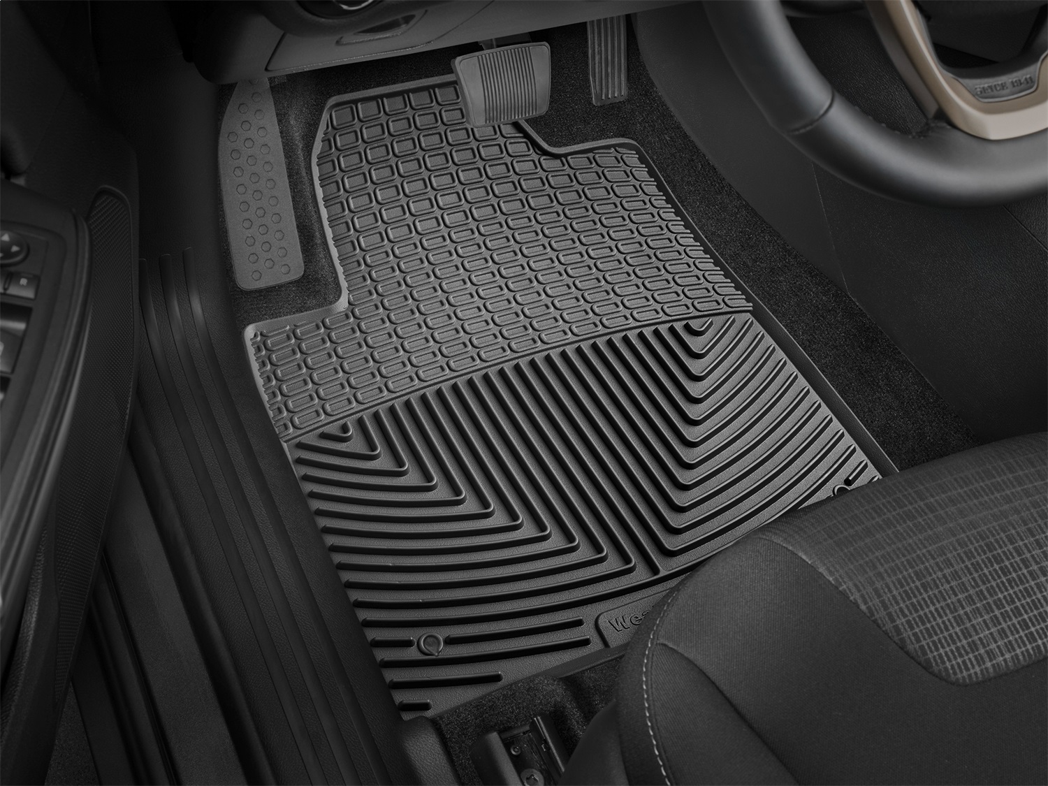 WeatherTech All Weather Floor Mats; Black; Front W383 thumbnail 1