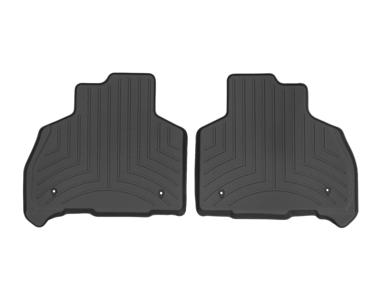 WeatherTech FloorLinerTM DigitalFit; Black; Rear; 2 Pieces 4415075 thumbnail 0