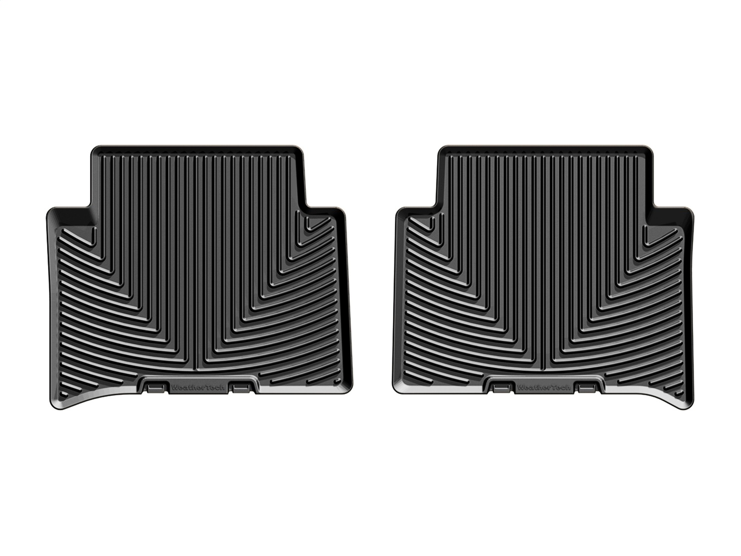 WeatherTech All Weather Floor Mats; Black; Rear W349 thumbnail 1