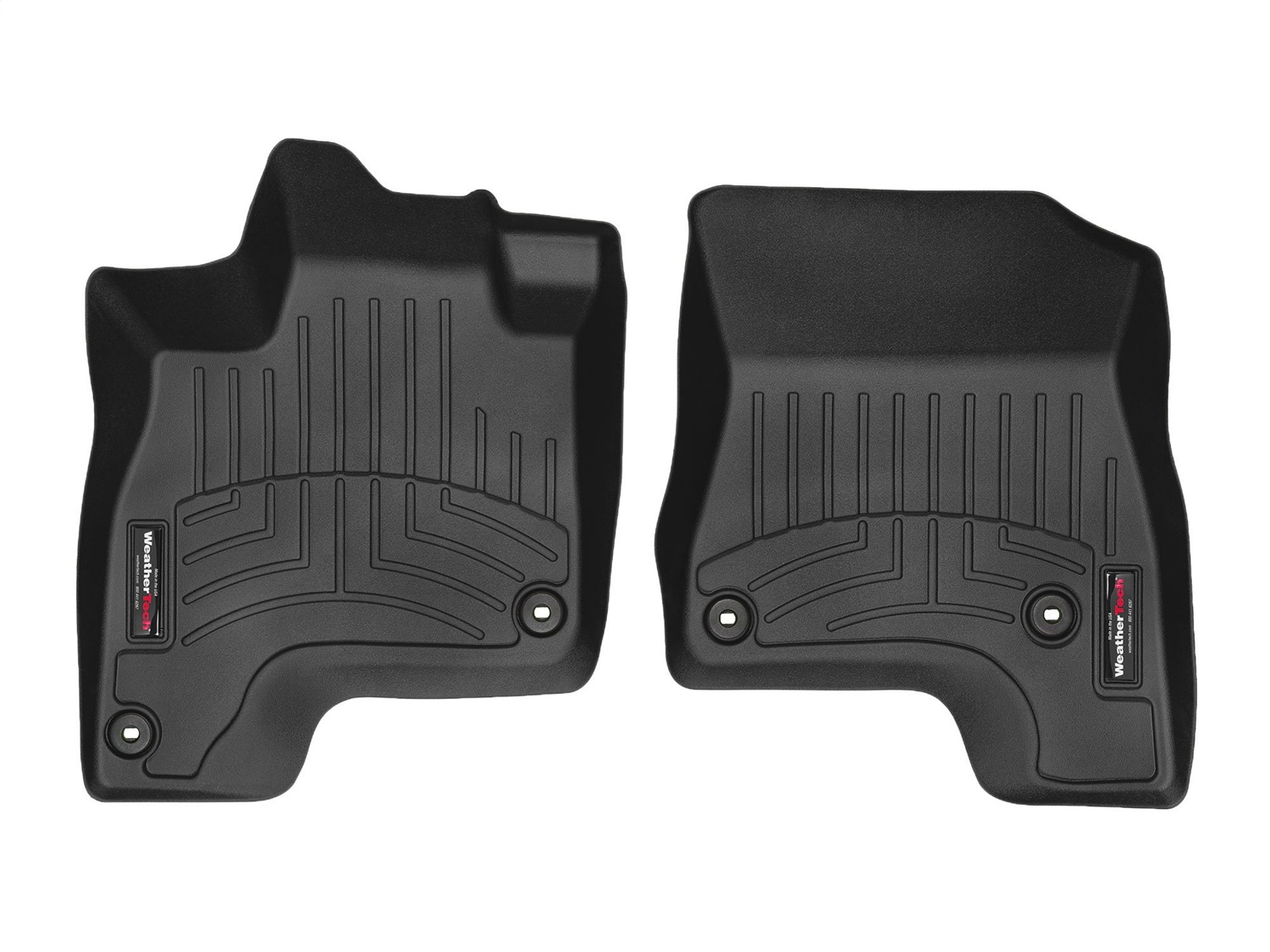 WeatherTech FloorLinerTM DigitalFit; Black; Front 4414211 thumbnail 0