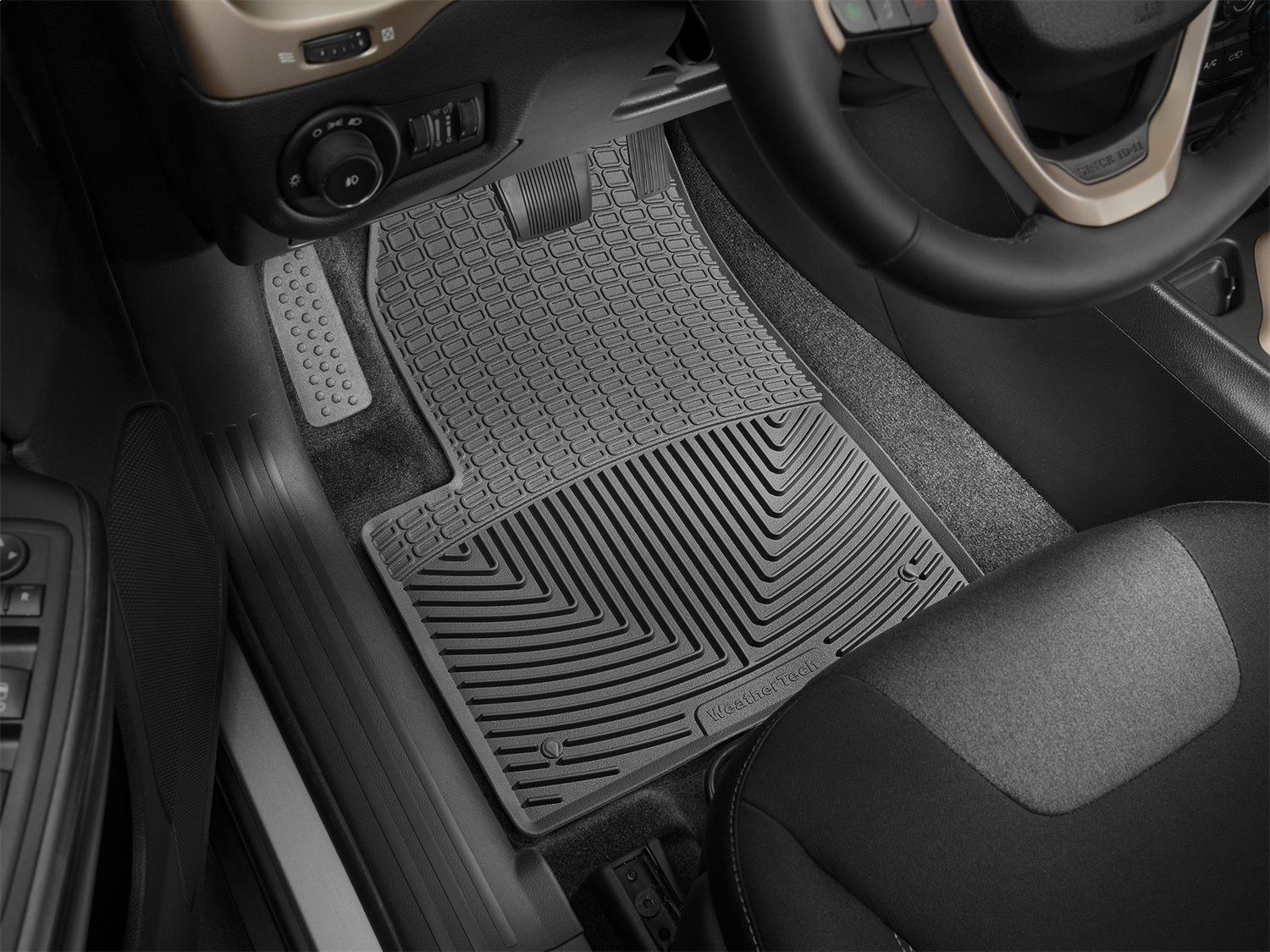WeatherTech All Weather Floor Mats; Black; Front W315 thumbnail 0