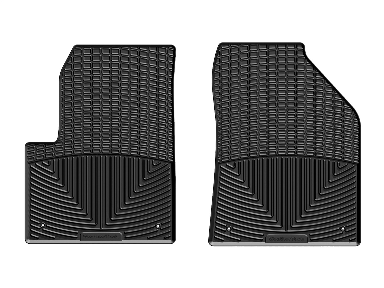 WeatherTech All Weather Floor Mats; Black; Front W315 thumbnail 1