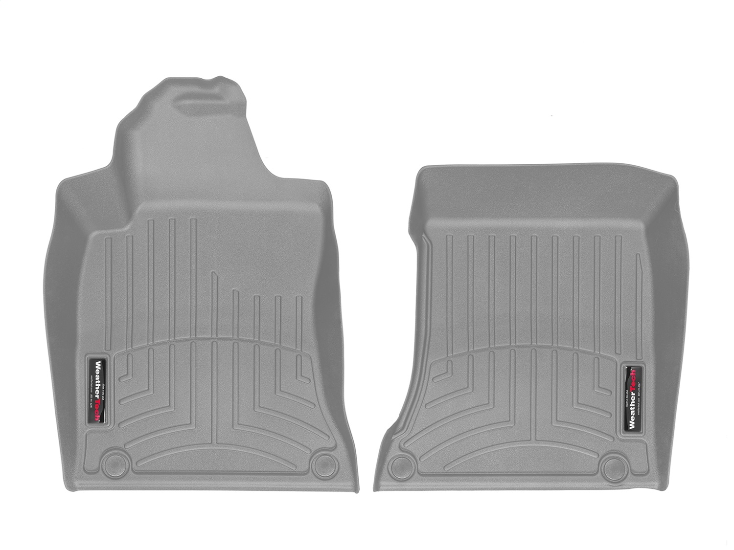 WeatherTech FloorLinerTM DigitalFit; Gray; Front 469741 thumbnail 0