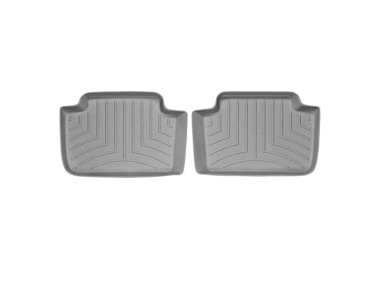 WeatherTech FloorLinerTM DigitalFit; Gray; Rear; 2 Piece 460382 thumbnail 1