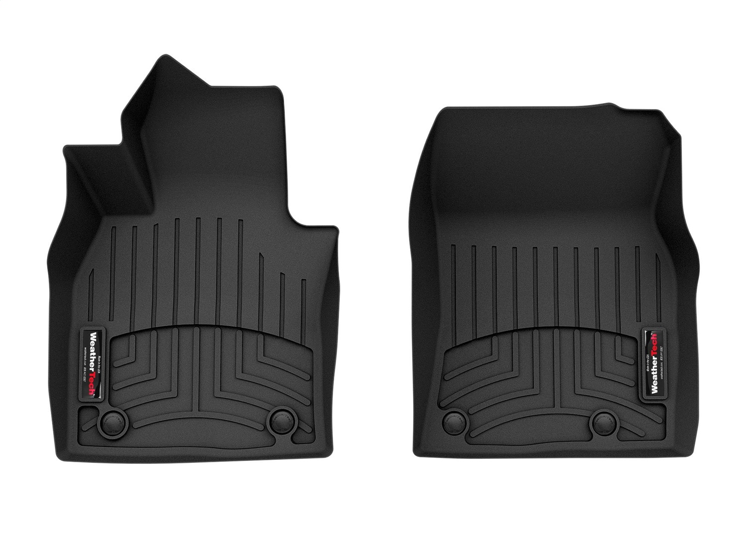 WeatherTech FloorLinerTM DigitalFit; Black; Front 4417391 thumbnail 1