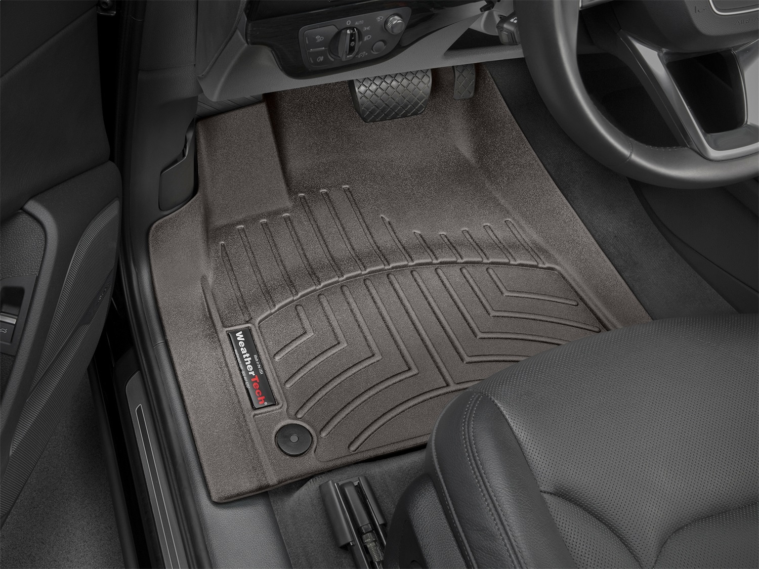 WeatherTech FloorLinerTM DigitalFit; Cocoa; Front 478871 thumbnail 1