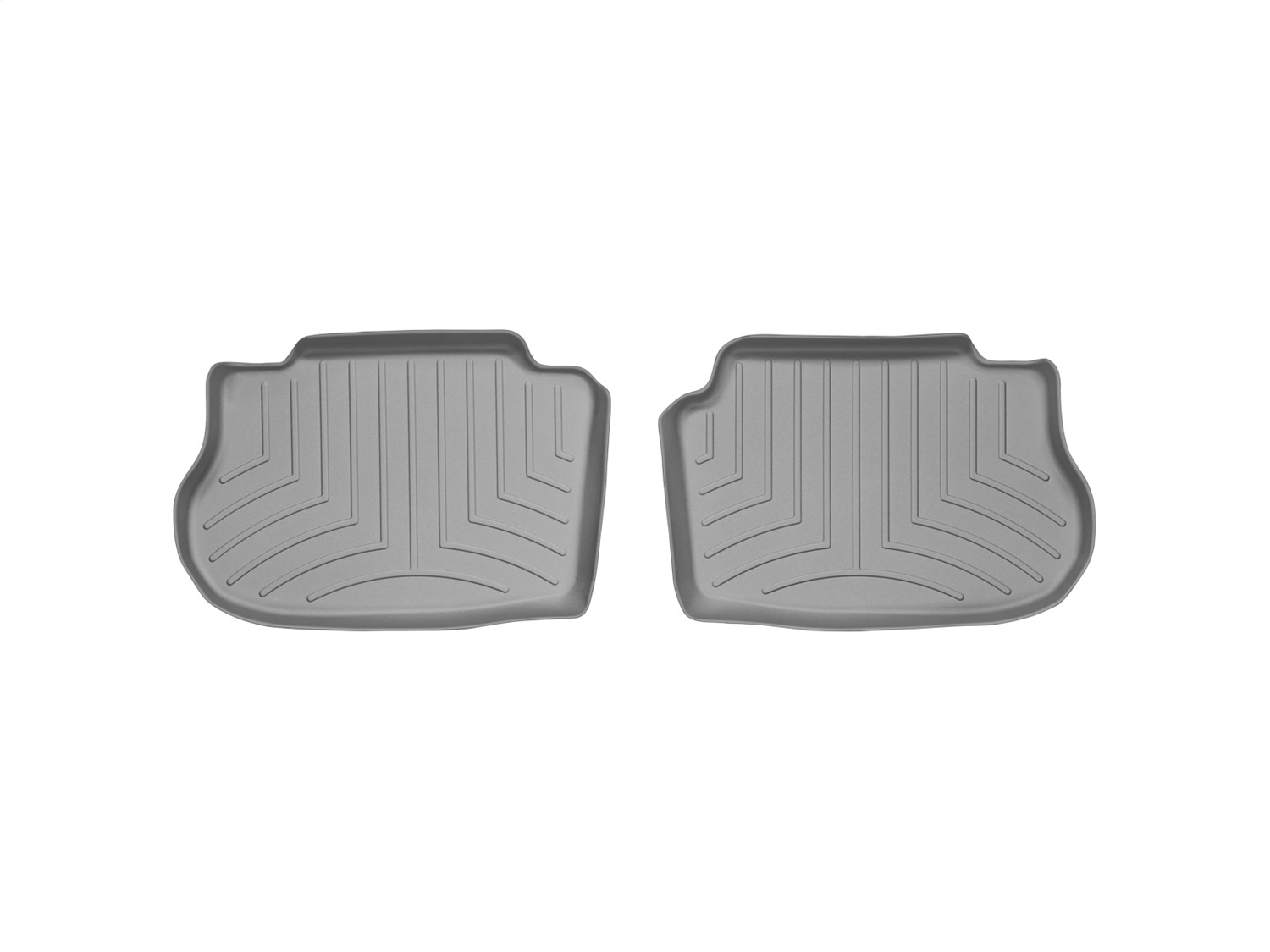 WeatherTech FloorLinerTM DigitalFit; Gray; Rear; 2 Piece 460922 thumbnail 0
