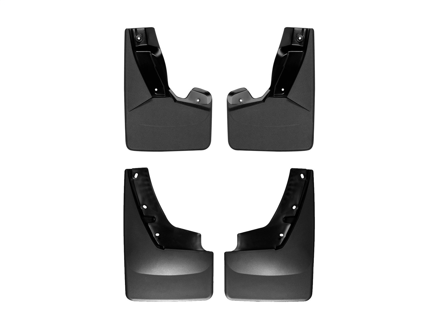 WeatherTech MudFlap No-Drill DigitalFit MudFlap Kit; Black 110129-120048 thumbnail 0