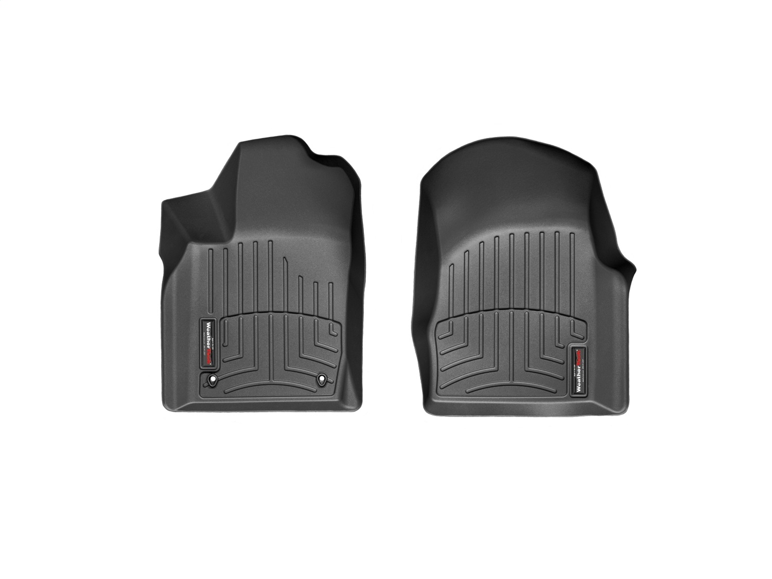 WeatherTech FloorLinerTM DigitalFit; Black; Front 443241 thumbnail 0