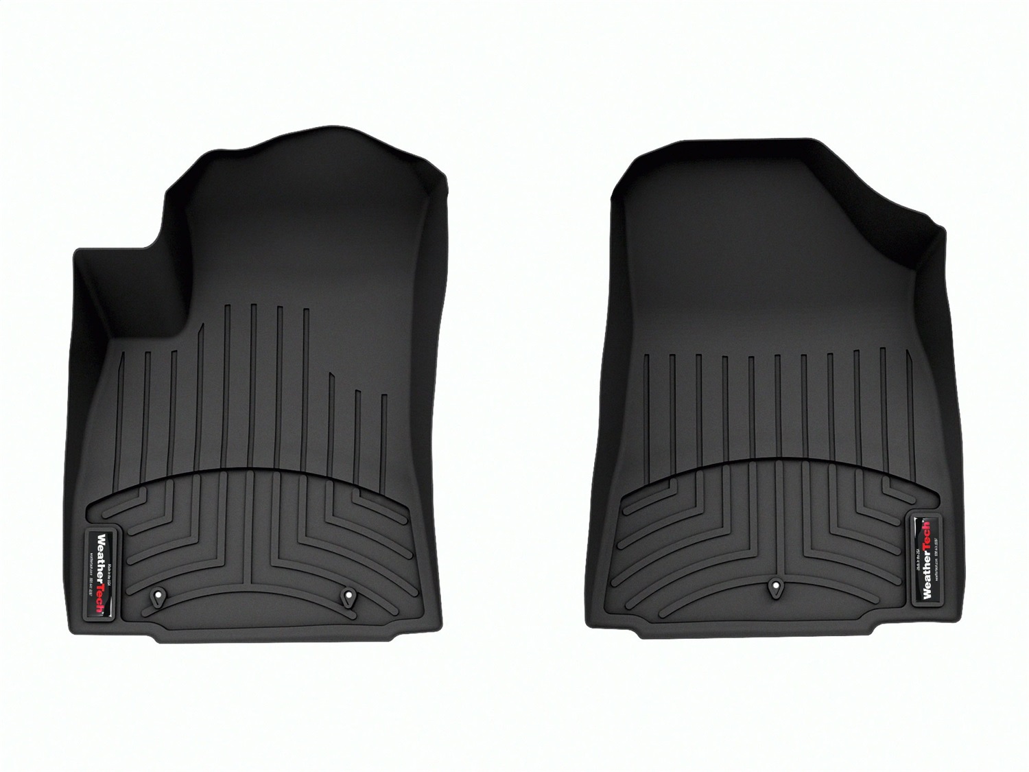 WeatherTech FloorLinerTM DigitalFit; Black; Front 4418661 thumbnail 0