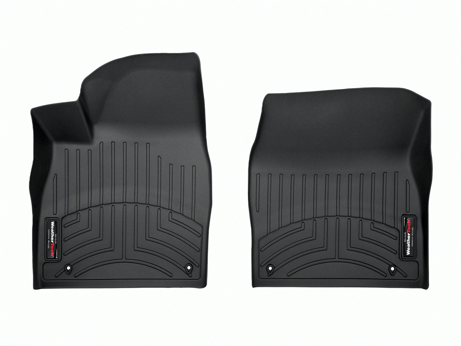 WeatherTech FloorLinerTM DigitalFit; Black; Front 4417231 thumbnail 0