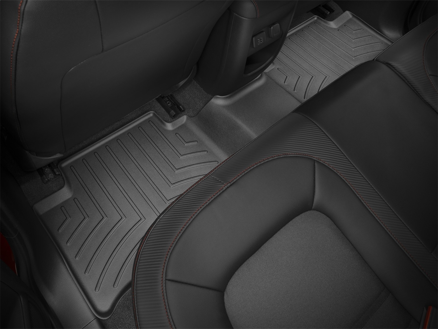 WeatherTech FloorLinerTM DigitalFit; Black; Rear 447512 thumbnail 0