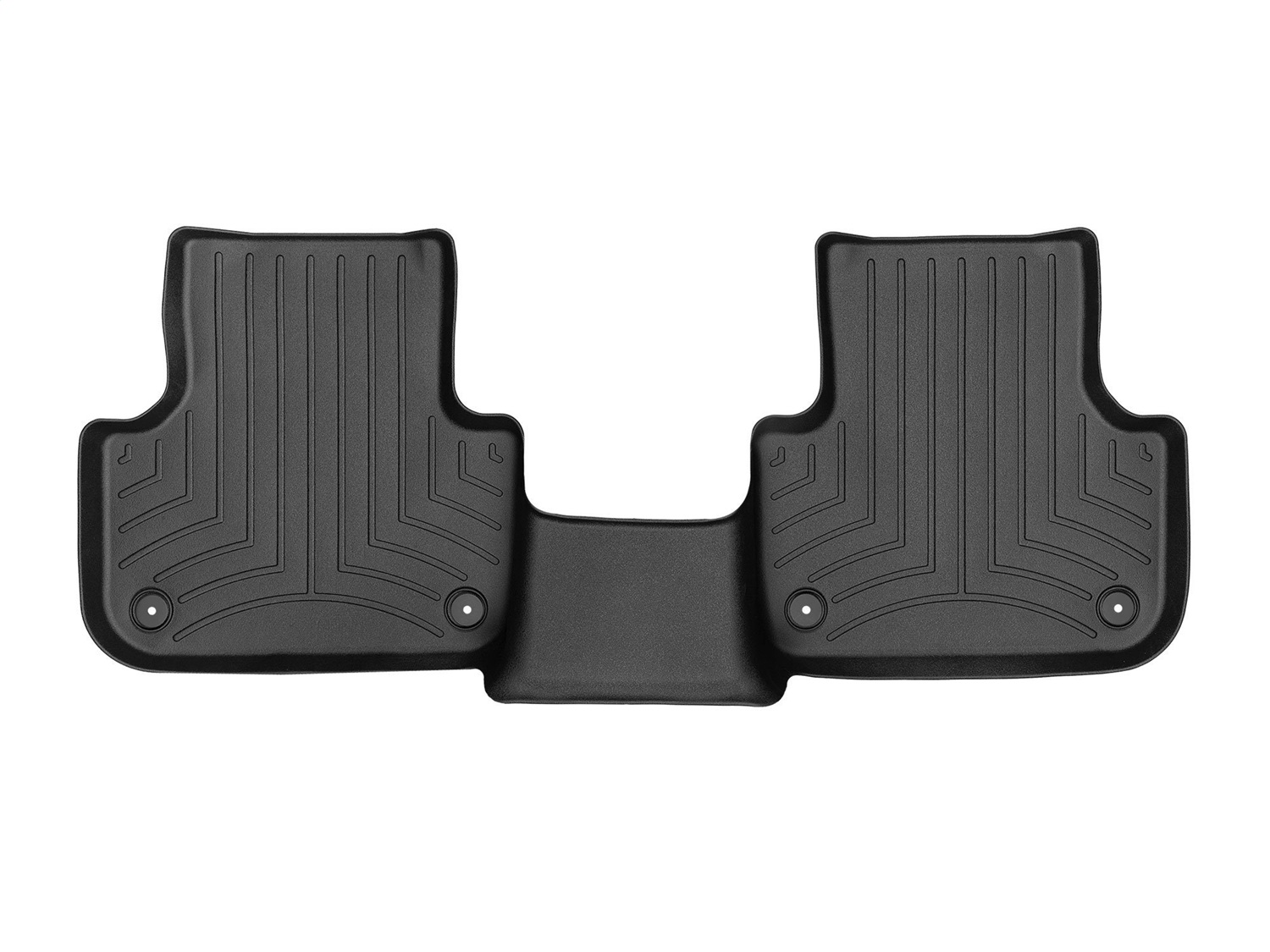WeatherTech FloorLinerTM DigitalFit; Black; Rear 448874 thumbnail 0