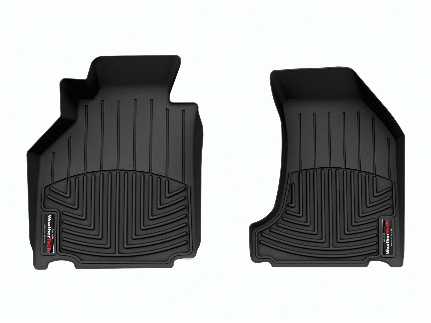 WeatherTech FloorLinerTM DigitalFit; Black; Front 4415081 thumbnail 0
