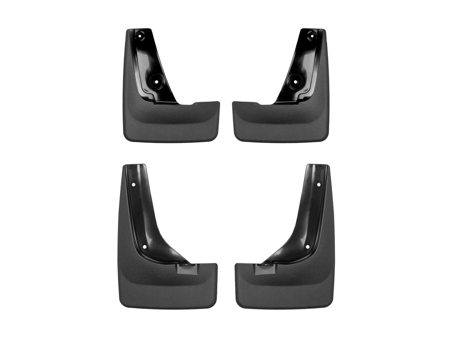 WeatherTech MudFlap No-Drill DigitalFit MudFlap Kit; Black 110139-120139 thumbnail 0