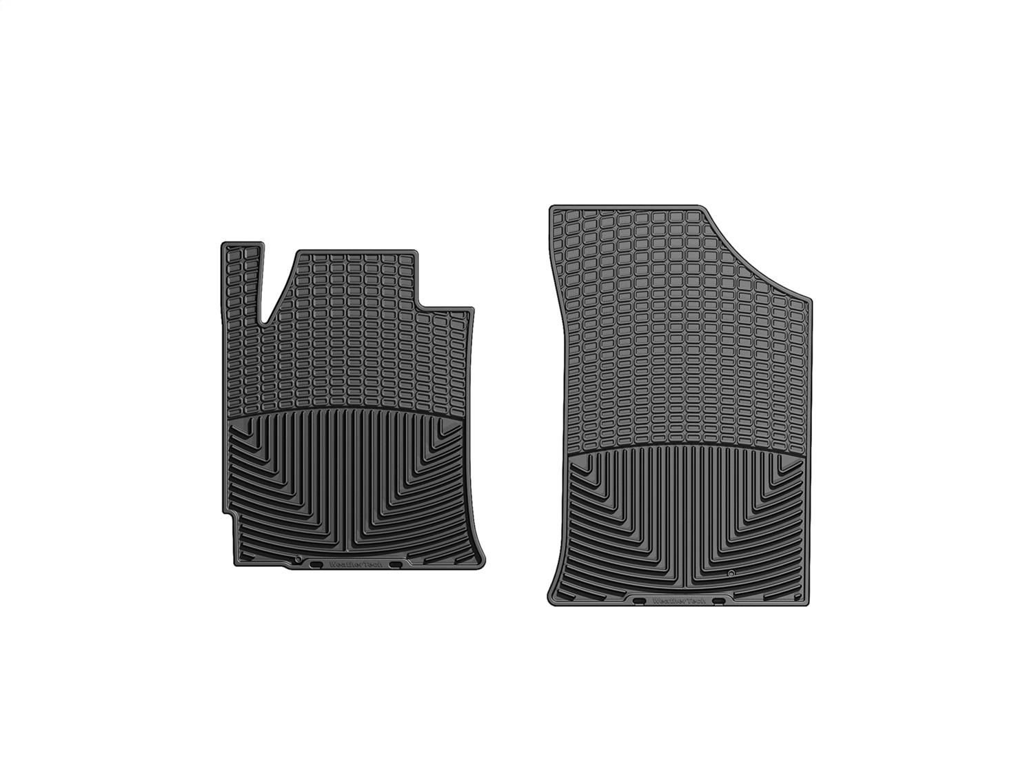 WeatherTech All Weather Floor Mats; Black; Front W188 thumbnail 1