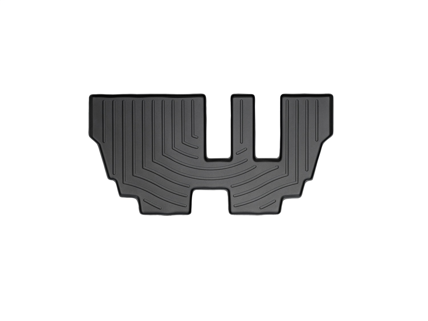 WeatherTech FloorLinerTM DigitalFit; Black; Third Row 440953 thumbnail 0