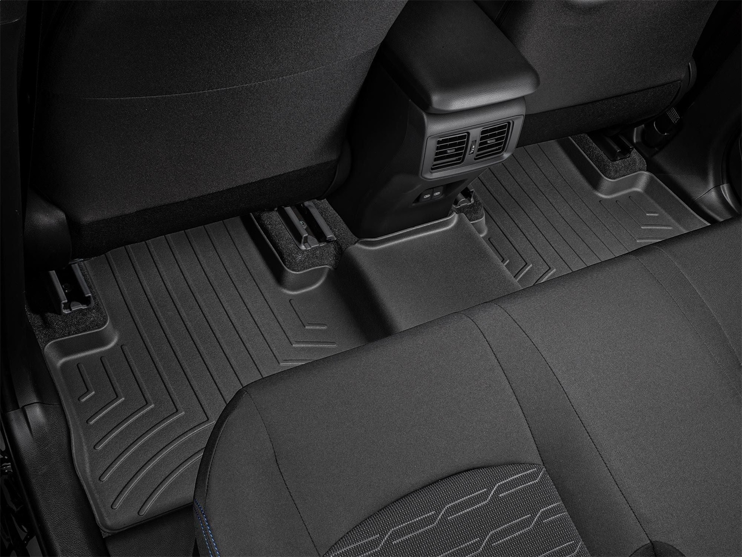 WeatherTech FloorLinerTM HP; Black; Rear 4415163IM thumbnail 1