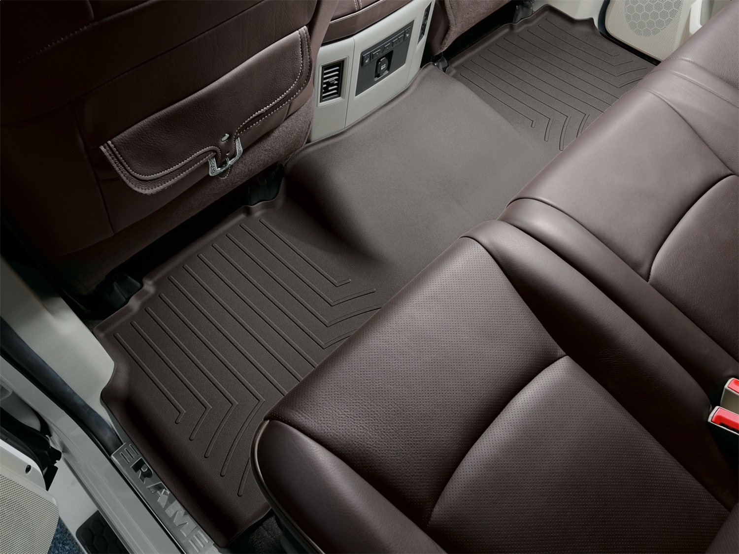 WeatherTech FloorLinerTM DigitalFit; Cocoa; Rear 474772 thumbnail 0