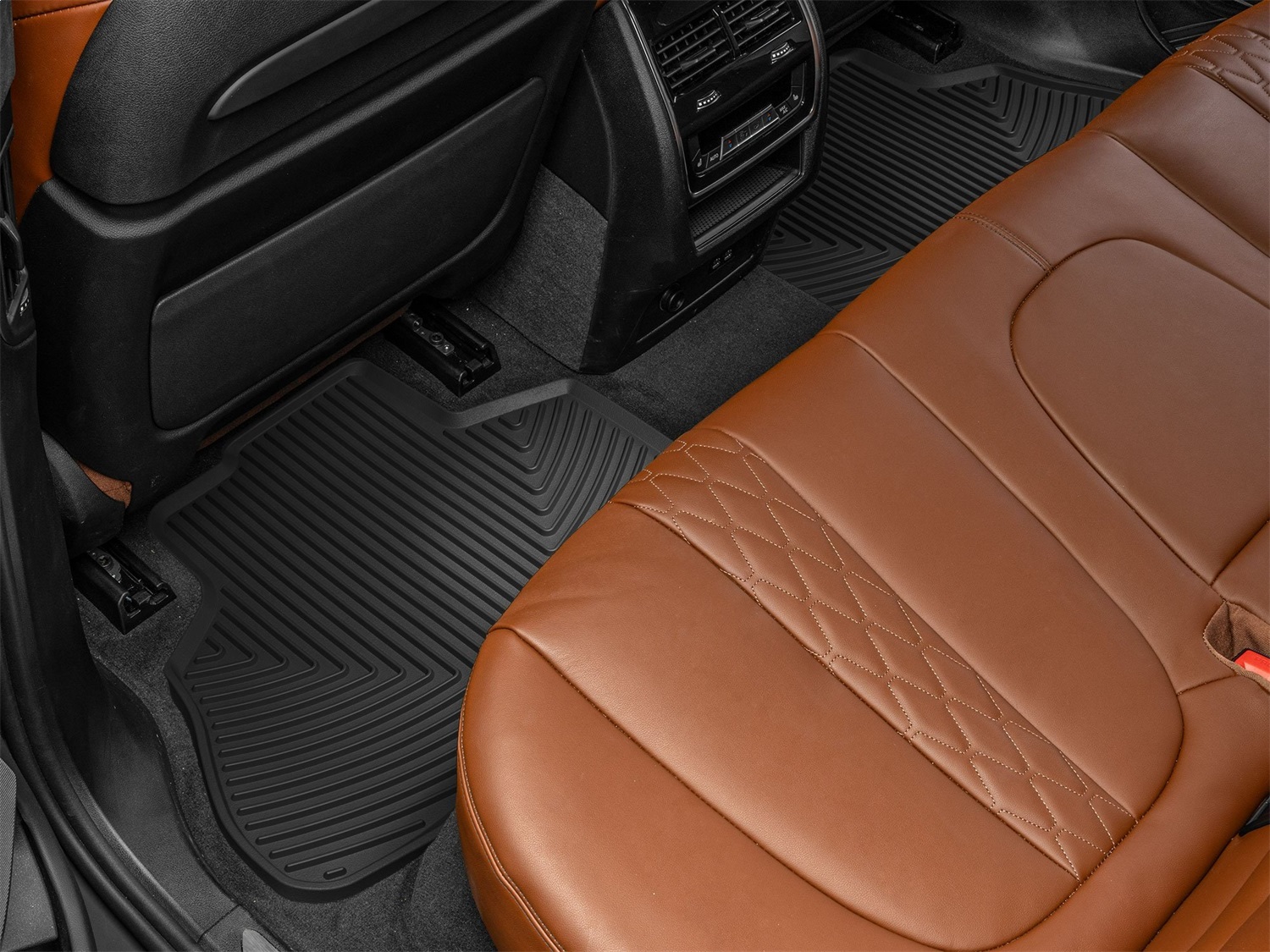 WeatherTech All Weather Floor Mats; Black; Rear W566 thumbnail 0