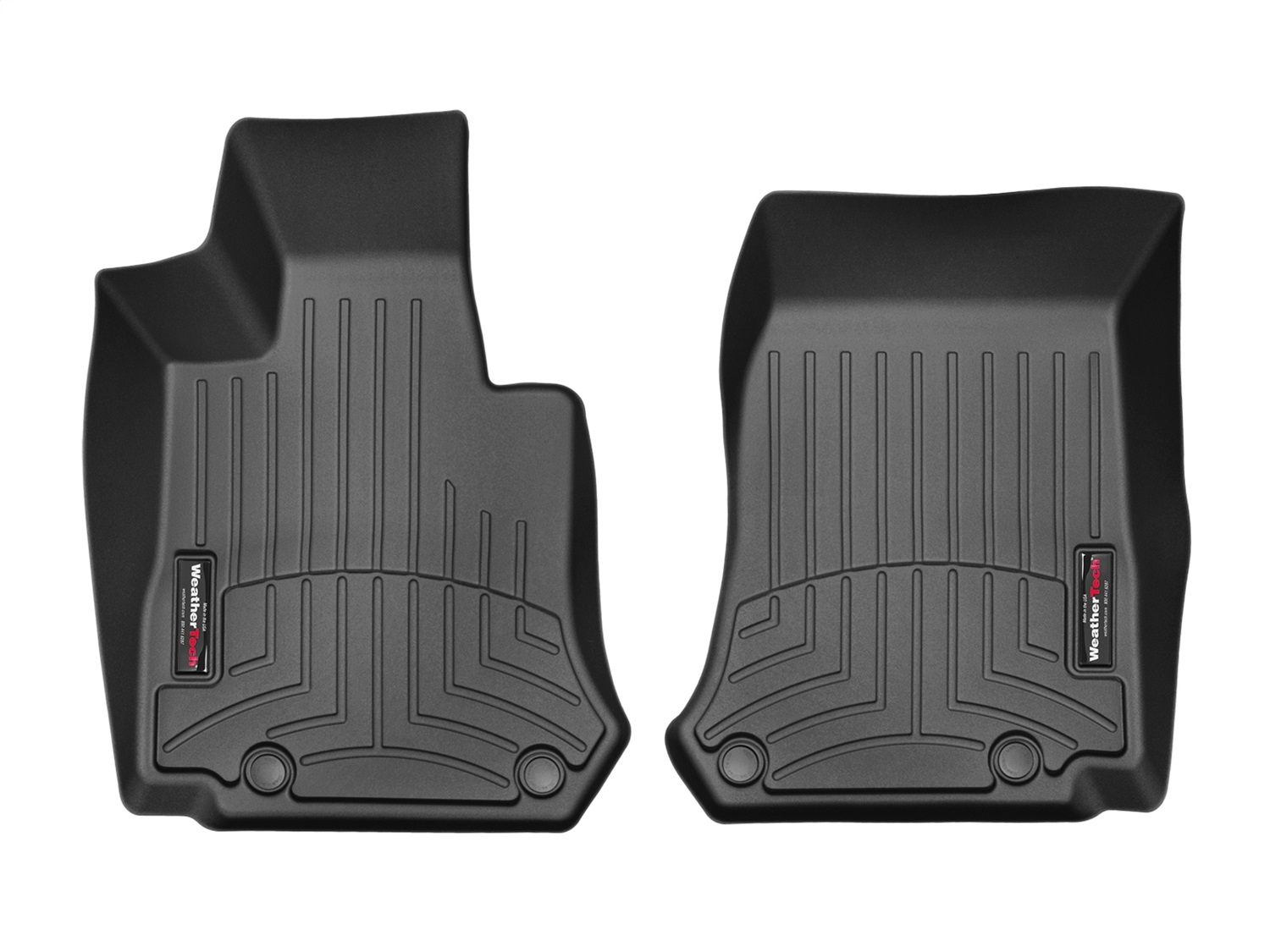 WeatherTech FloorLinerTM DigitalFit; Black; Front 448981 thumbnail 1