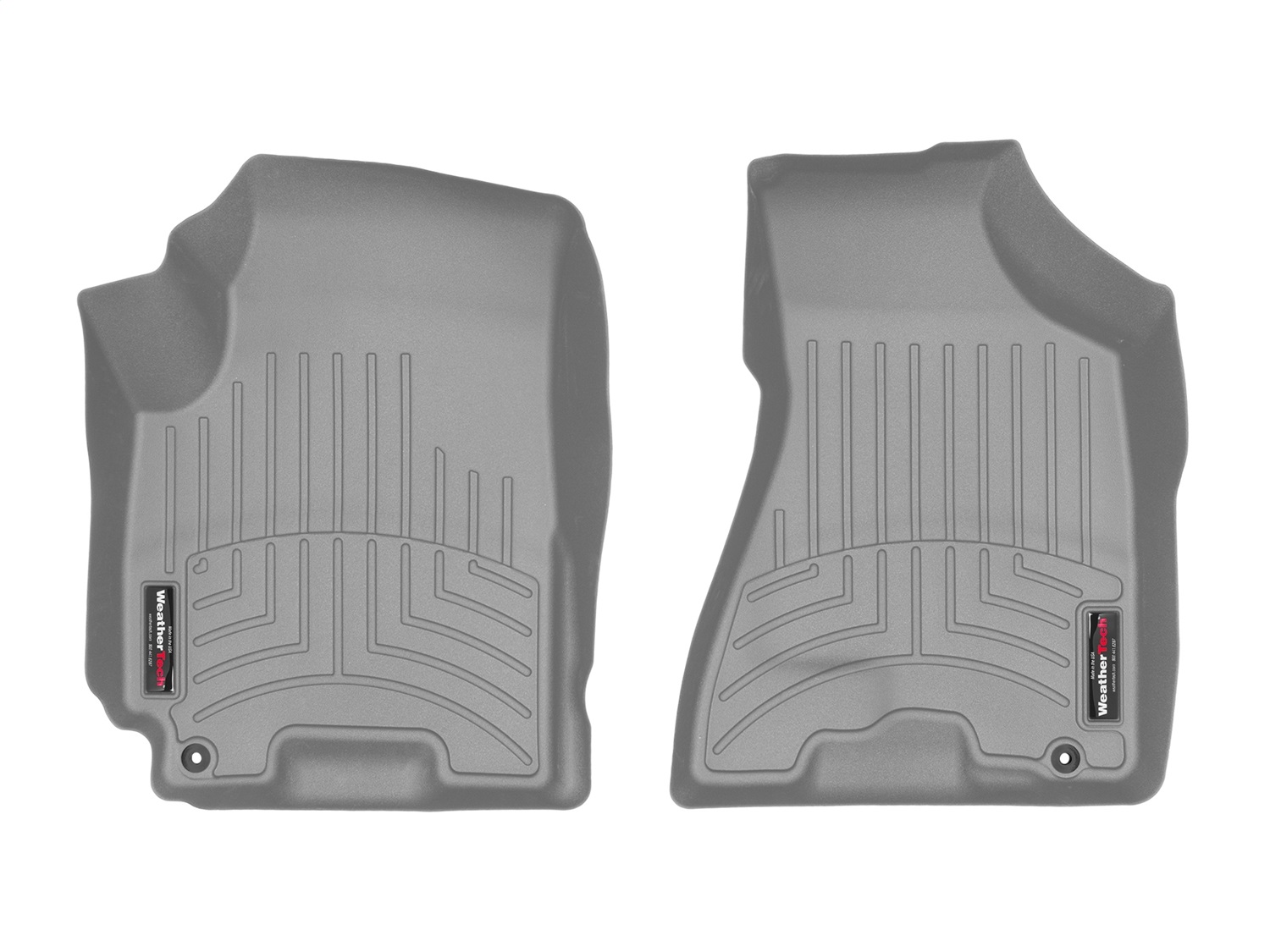 WeatherTech FloorLinerTM DigitalFit; Gray; Front 465911 thumbnail 0