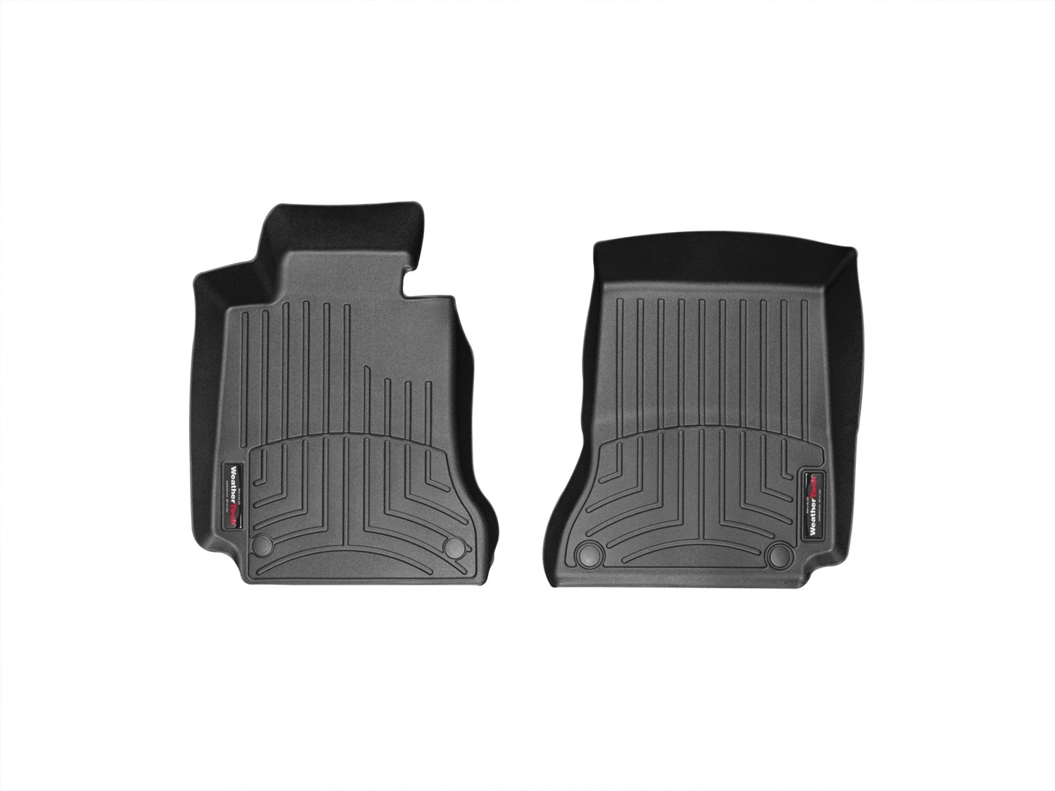 WeatherTech FloorLinerTM DigitalFit; Black; Front 444701 thumbnail 1