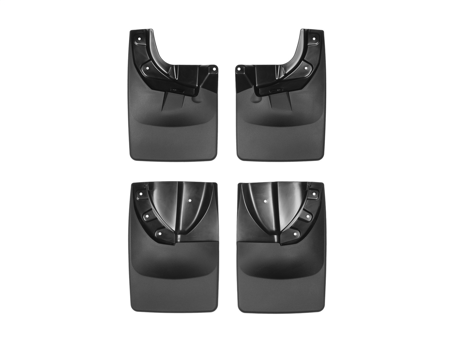WeatherTech MudFlap No-Drill DigitalFit MudFlap Kit; Black 110055-120055 thumbnail 0