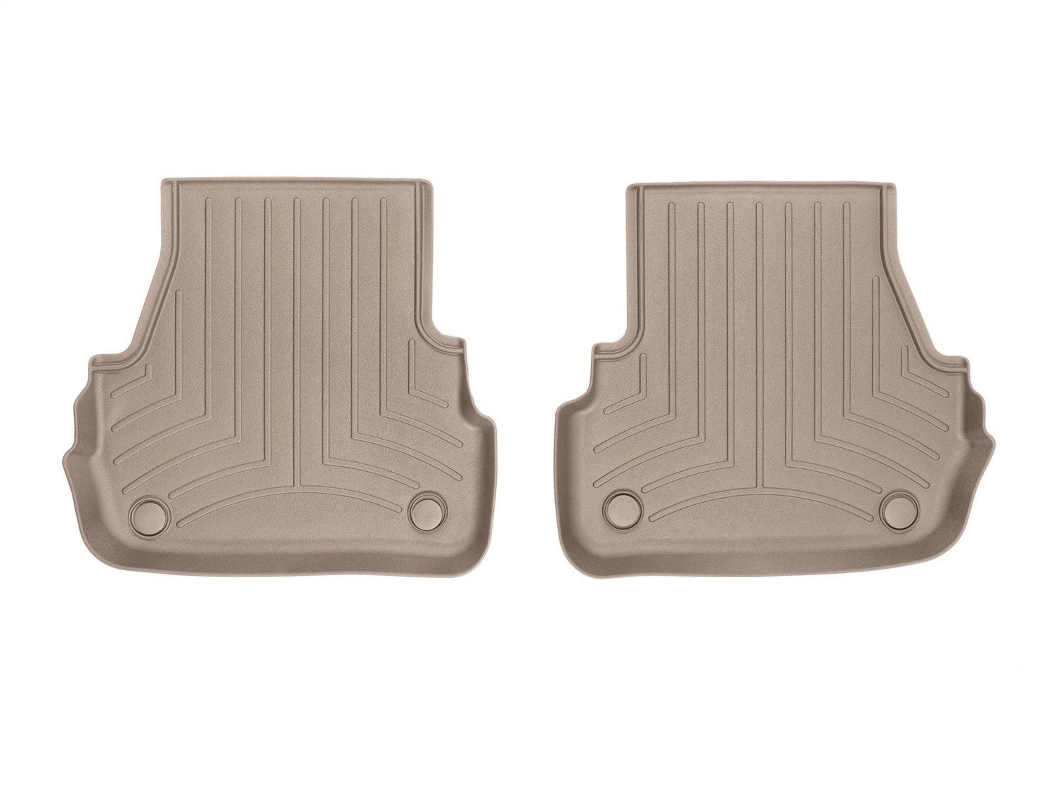 WeatherTech FloorLinerTM DigitalFit; Tan; Rear; 2 Piece 4511822 thumbnail 0
